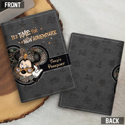 It's Time For A New Adventure - Personalized Travelling Passport Holder