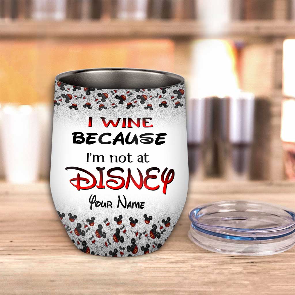 I Wine - Personalized Mouse Wine Tumbler