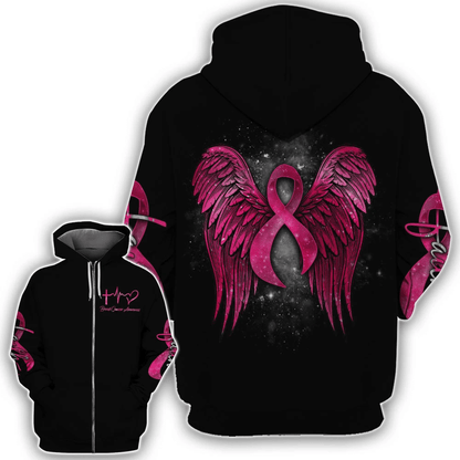 Faith - Breast Cancer Awareness All Over T-shirt and Hoodie 0822