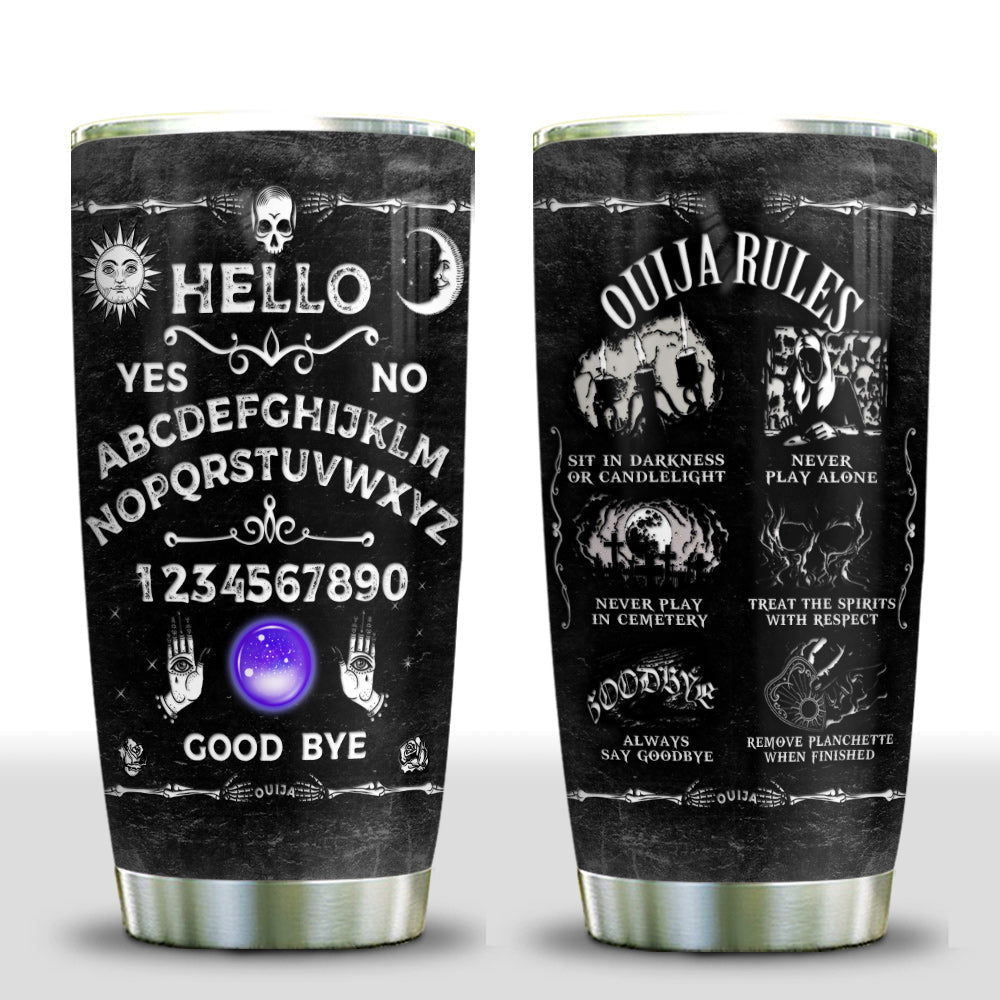 Black Magic Ouija Witch Rules - Witch Tumbler 0822