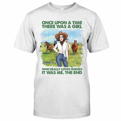 Once Upon A Time Horses - Personalized Horse T-shirt and Hoodie