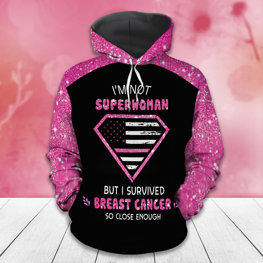 I Survived Breast Cancer - Breast Cancer Awareness All Over T-shirt and Hoodie 0822