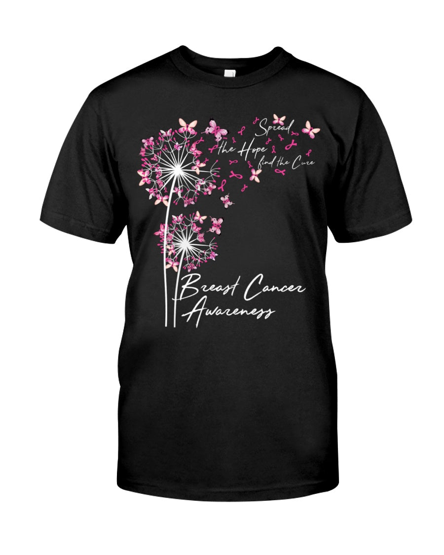 Spread The Hope Find The Cure - Breast Cancer Awareness T-shirt and Hoodie 0822
