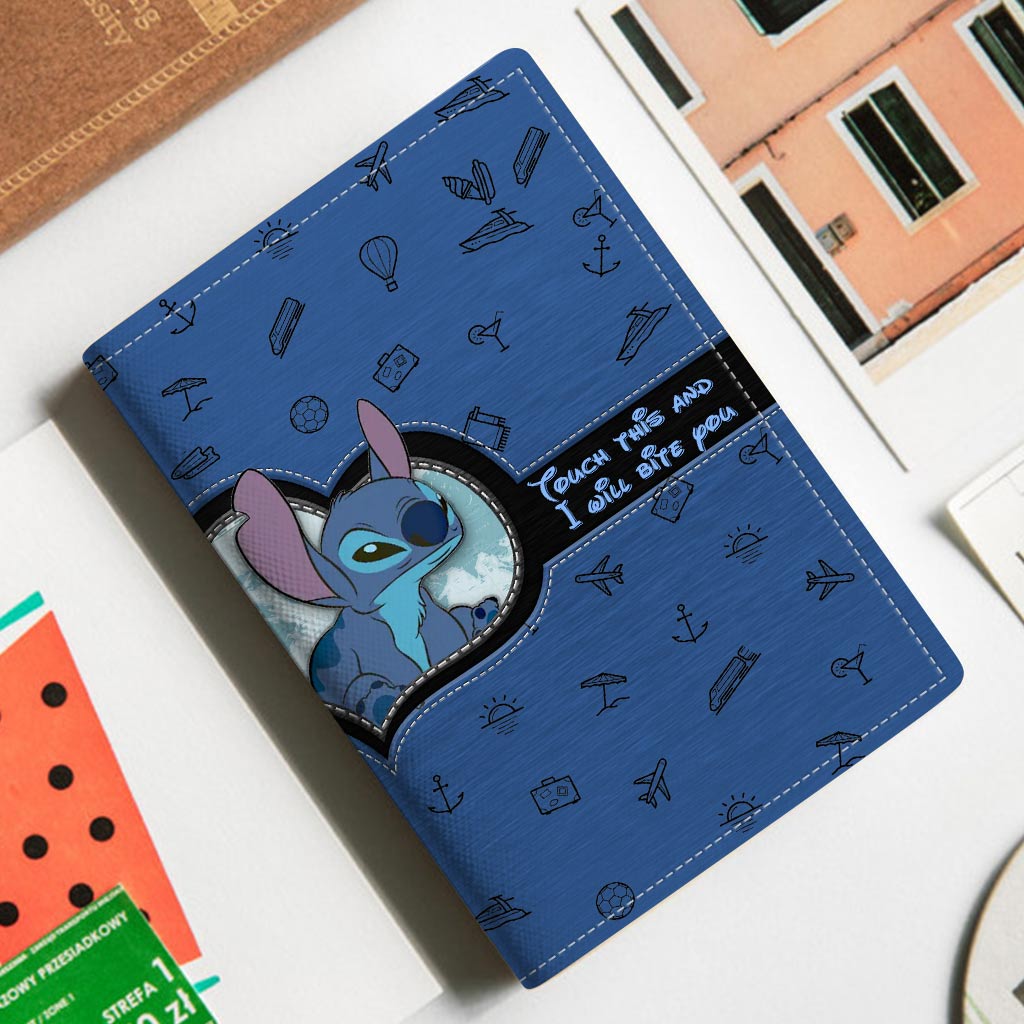 Touch This And I Will Bite You - Personalized Travelling Passport Holder
