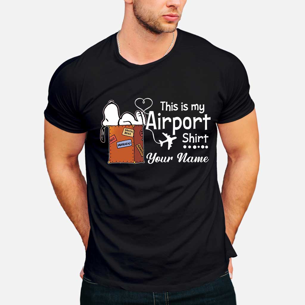 This Is My Airport Shirt - Personalized T-shirt and Hoodie