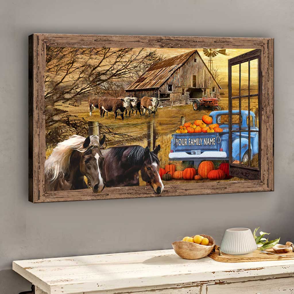 Country Road Take Me Home - Personalized Horse Canvas And Poster