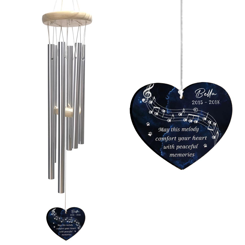May This Melody Comfort You - Personalized Dog Wind Chime