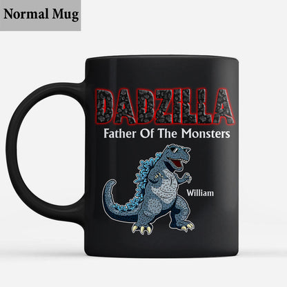This Dadzilla Belongs To - Personalized Father Mug