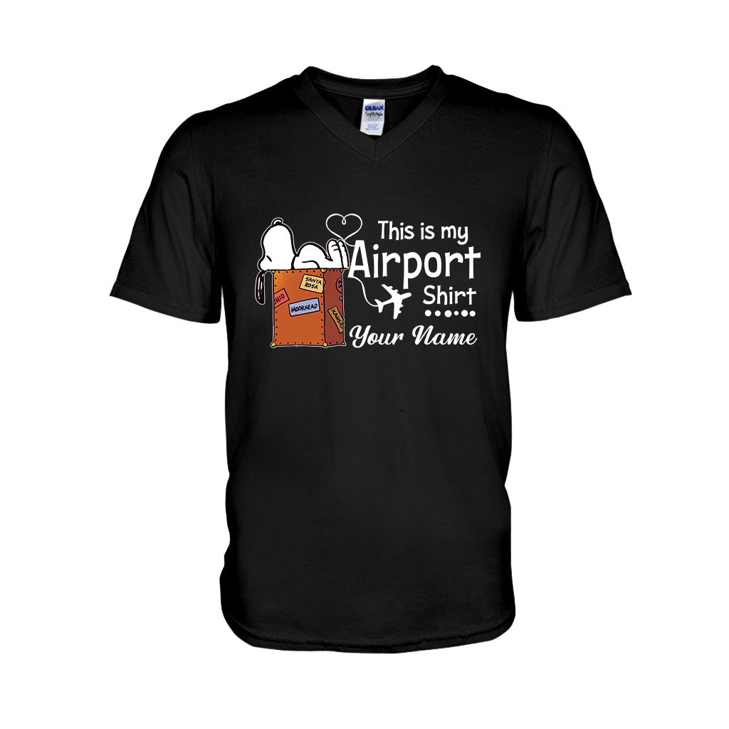 This Is My Airport Shirt - Personalized T-shirt and Hoodie