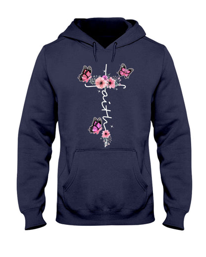 Faith - Breast Cancer Awareness T-shirt and Hoodie 0822