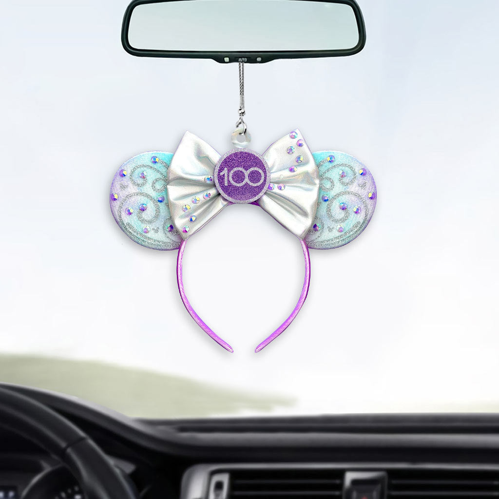 100 Years Of Wonder - Mouse Transparent Car Ornament