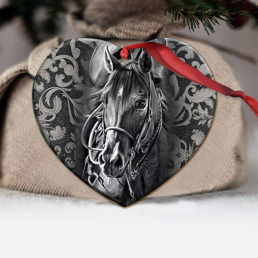 Horse Heart - Horse Ornament (Printed On Both Sides) 1022