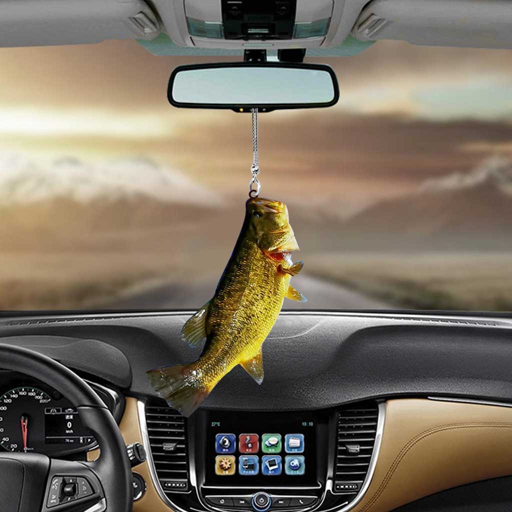 Fishing Car Ornament (Printed On Both Sides)