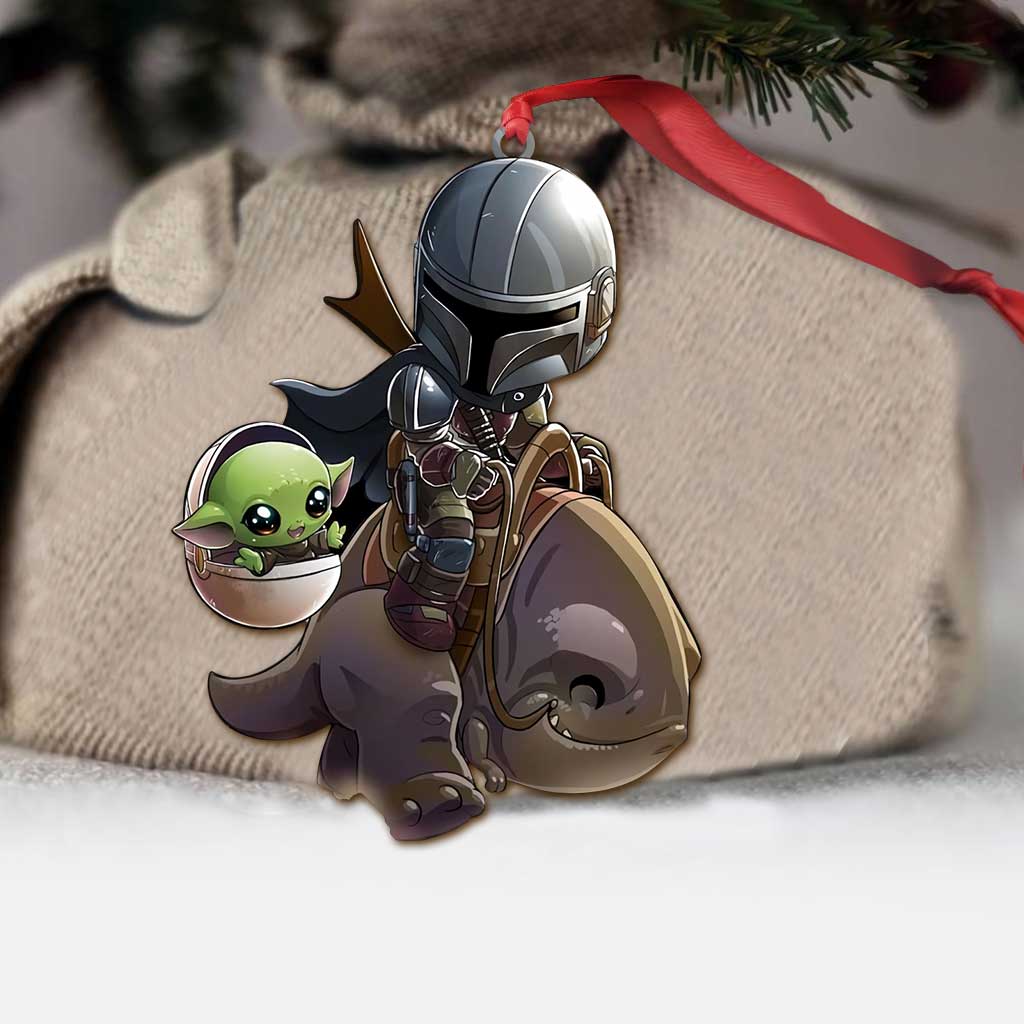 Merry Christmas - Christmas The Force Ornament With 3D Pattern Print (Printed On Both Sides)