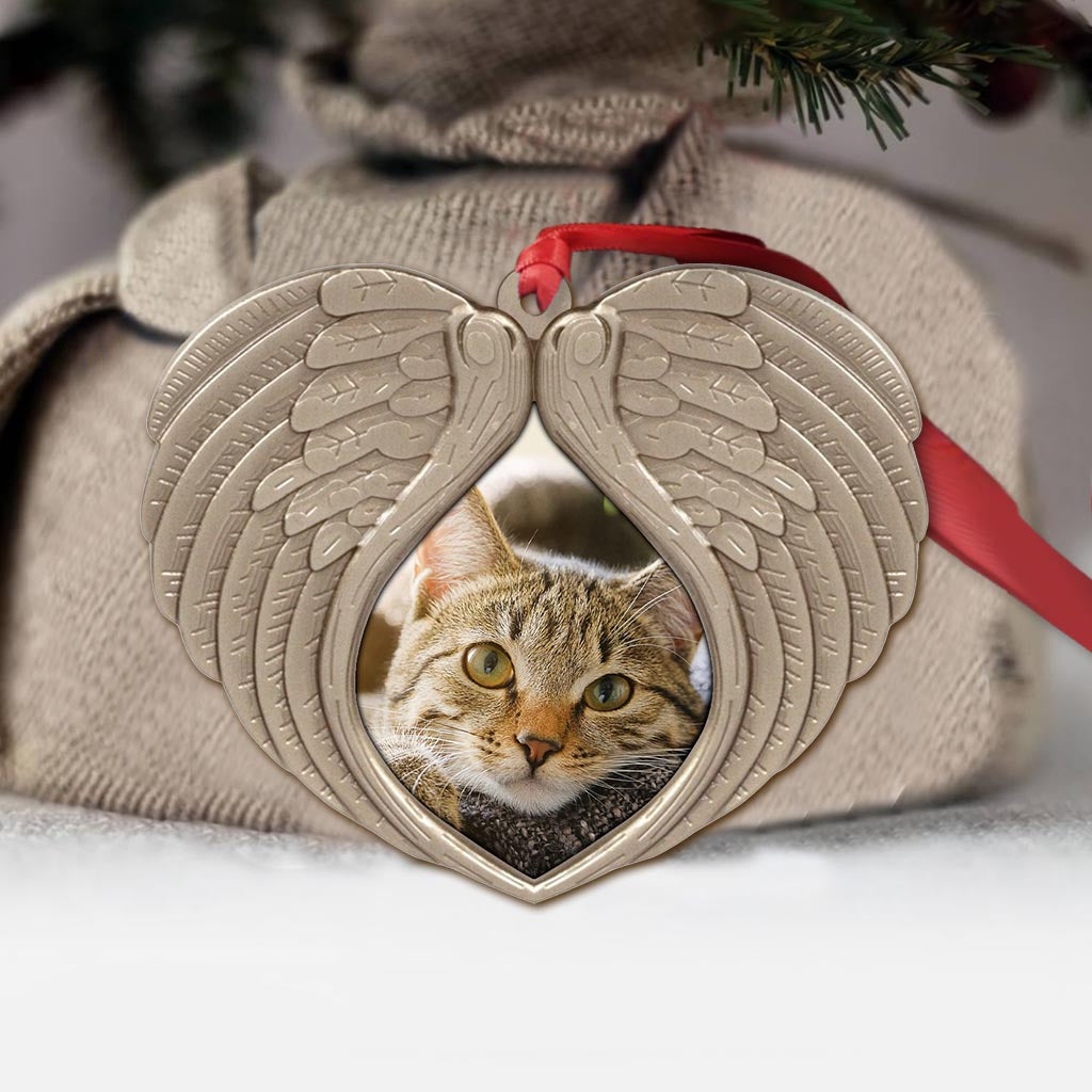 Don't Cry For Me - Personalized Christmas Cat Ornament (Printed On Both Sides)