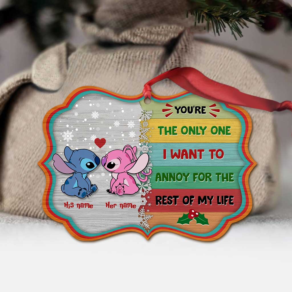 You're The Only One - Personalized Christmas Ohana Ornament (Printed On Both Sides)
