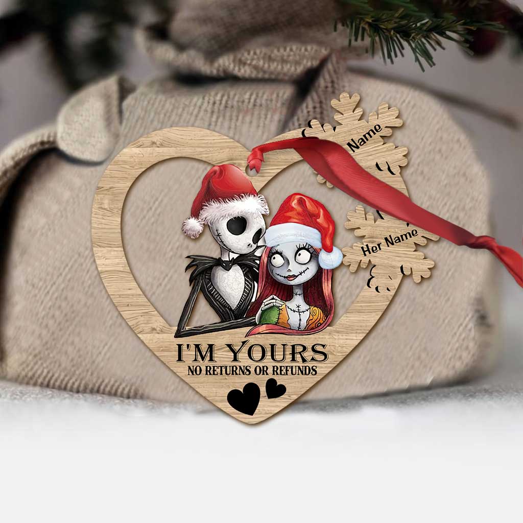 I'm Yours - Personalized Christmas Nightmare Ornament (Printed On Both Sides)