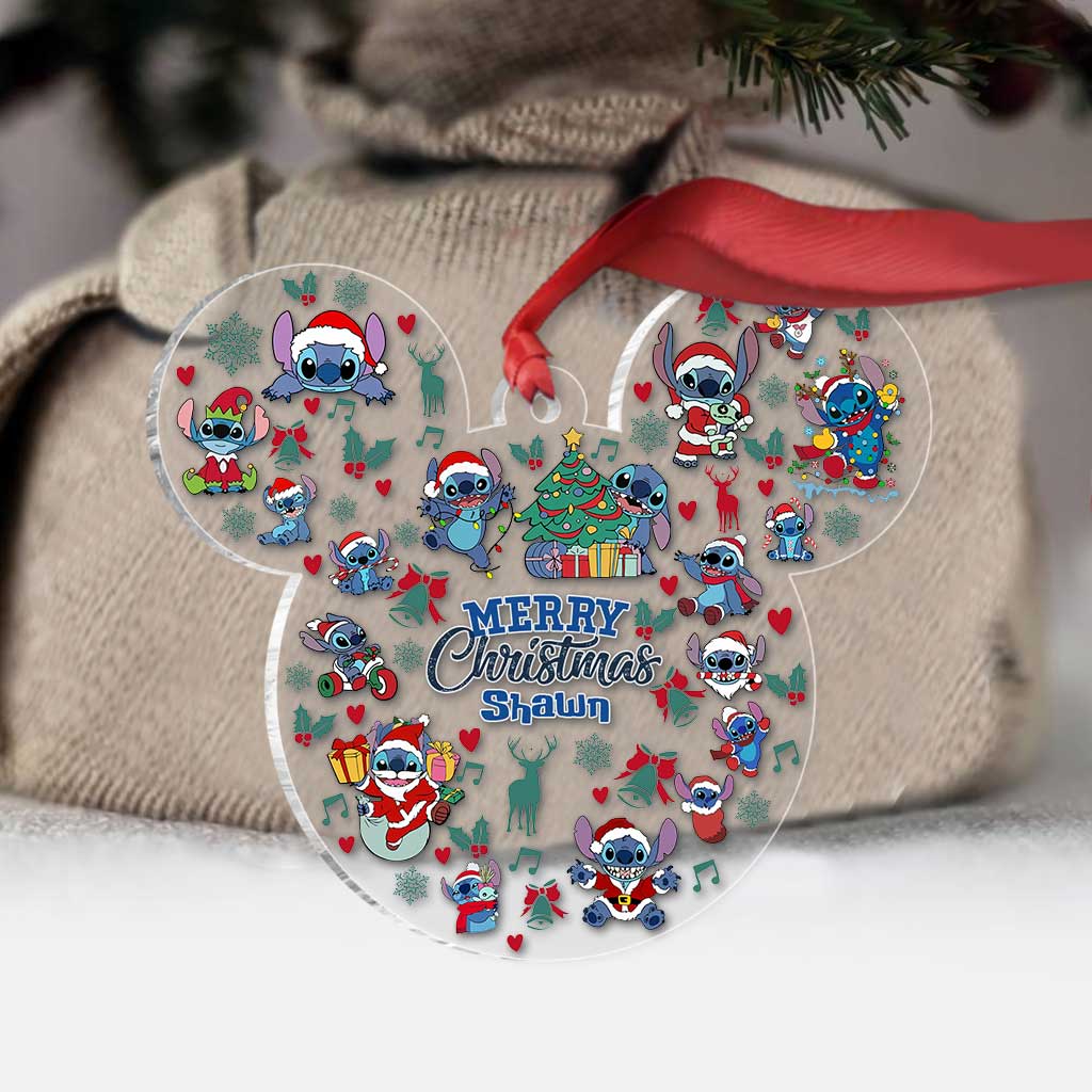 Magical Ohana 2 - Personalized Christmas Ohana Transparent Ornament