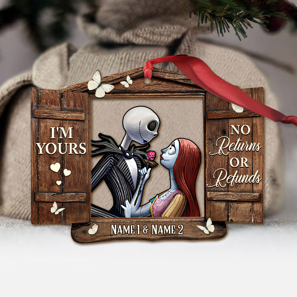 I'm Yours - Personalized Christmas Nightmare Ornament (Printed On Both Sides)