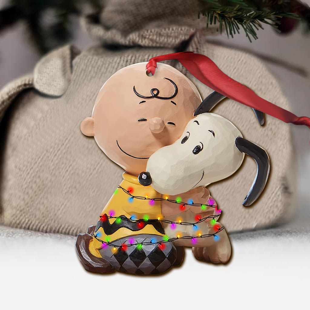 Hug Me - Christmas Ornament (Printed On Both Sides)