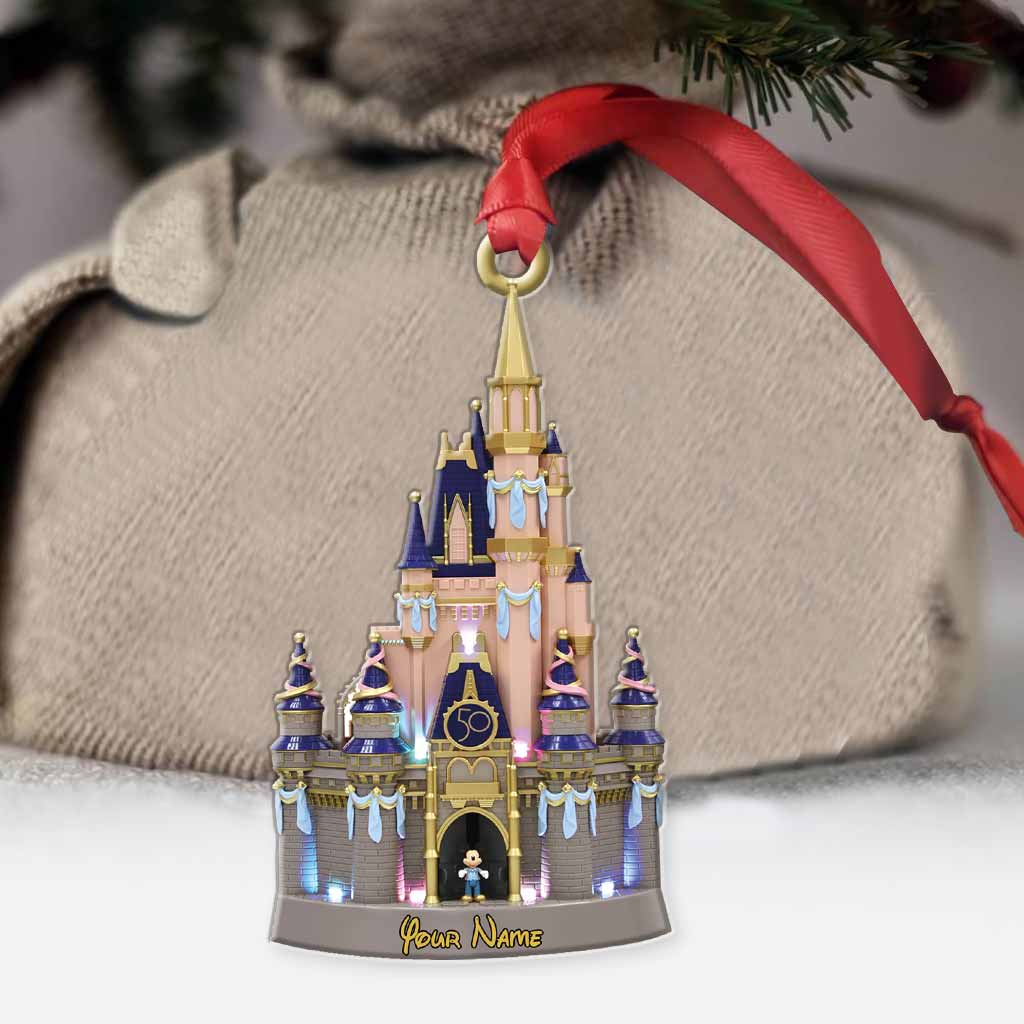 50 Years Of Magic - Personalized Christmas Mouse Ornament (Printed On Both Sides)
