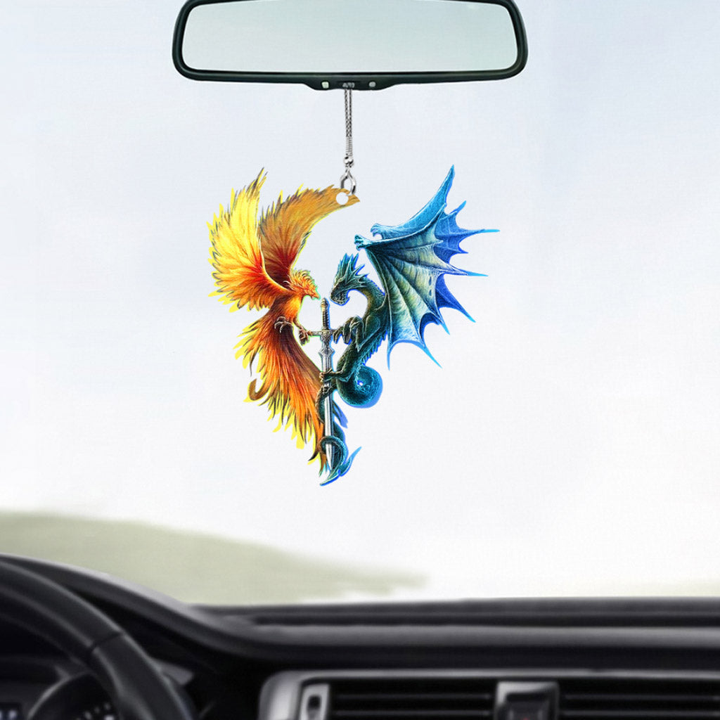 Soul Of A Dragon Car Ornament (Printed On Both Sides)