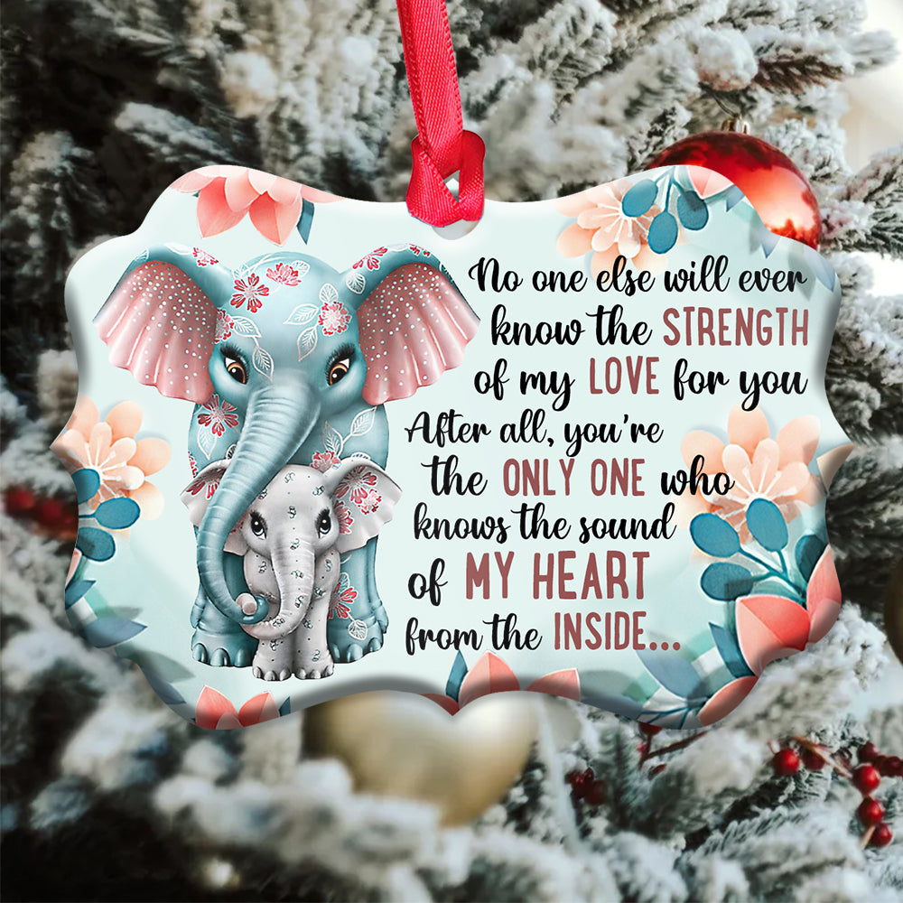 Elephant My Love For You - - Mother Ornament (Printed On Both Sides) 1122