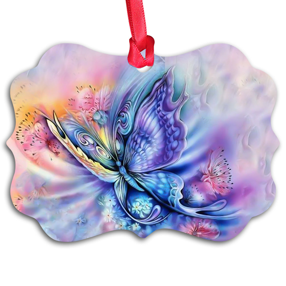 Butterfly Color Art - Butterfly Ornament (Printed On Both Sides) 1022