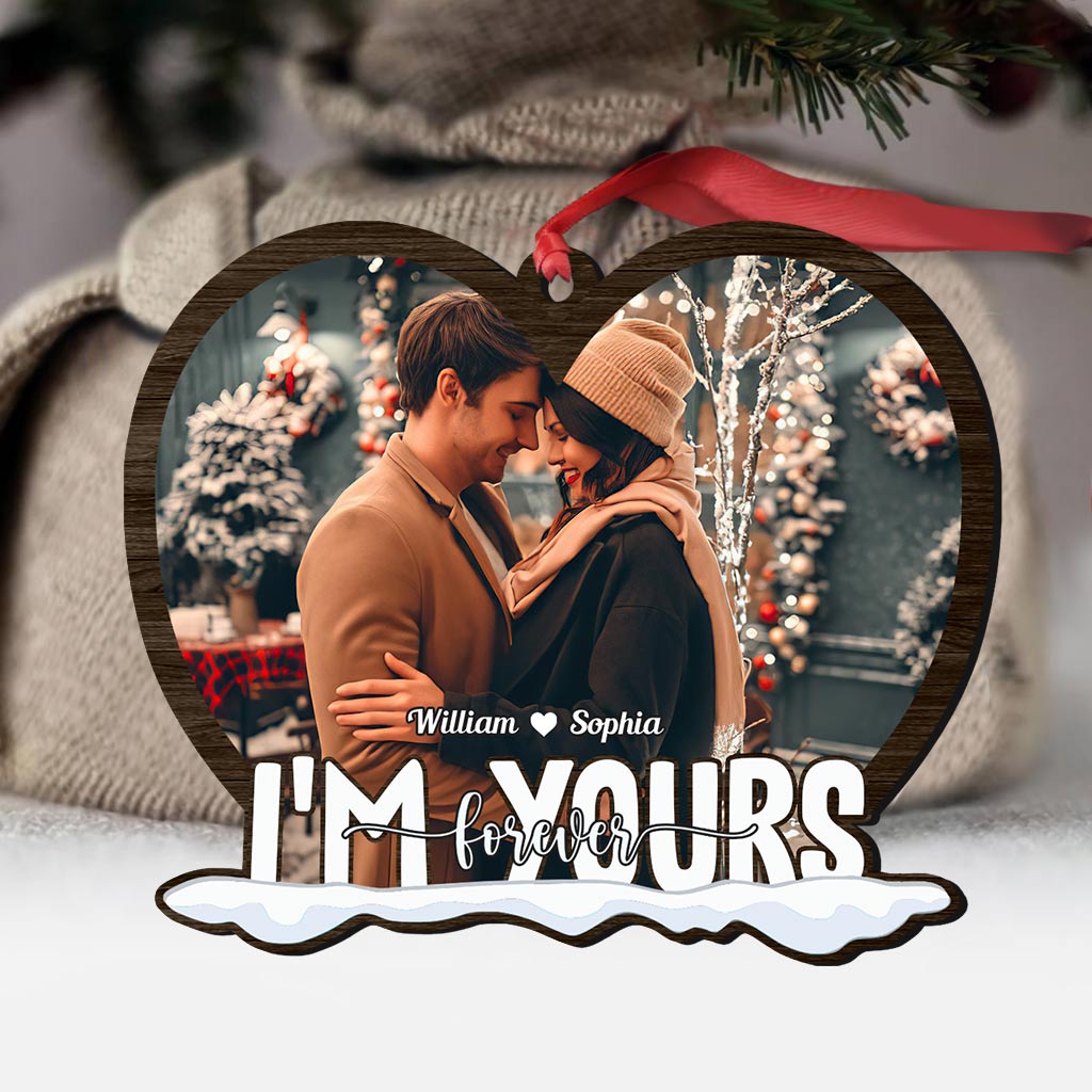 I'm Yours Forever - Christmas Personalized Couple Ornament
