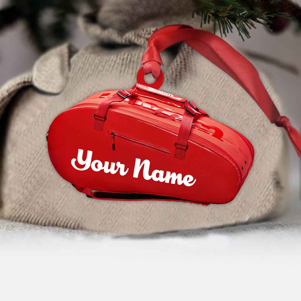 Tennis Lovers - Christmas Personalized Ornament (Printed On Both Sides)