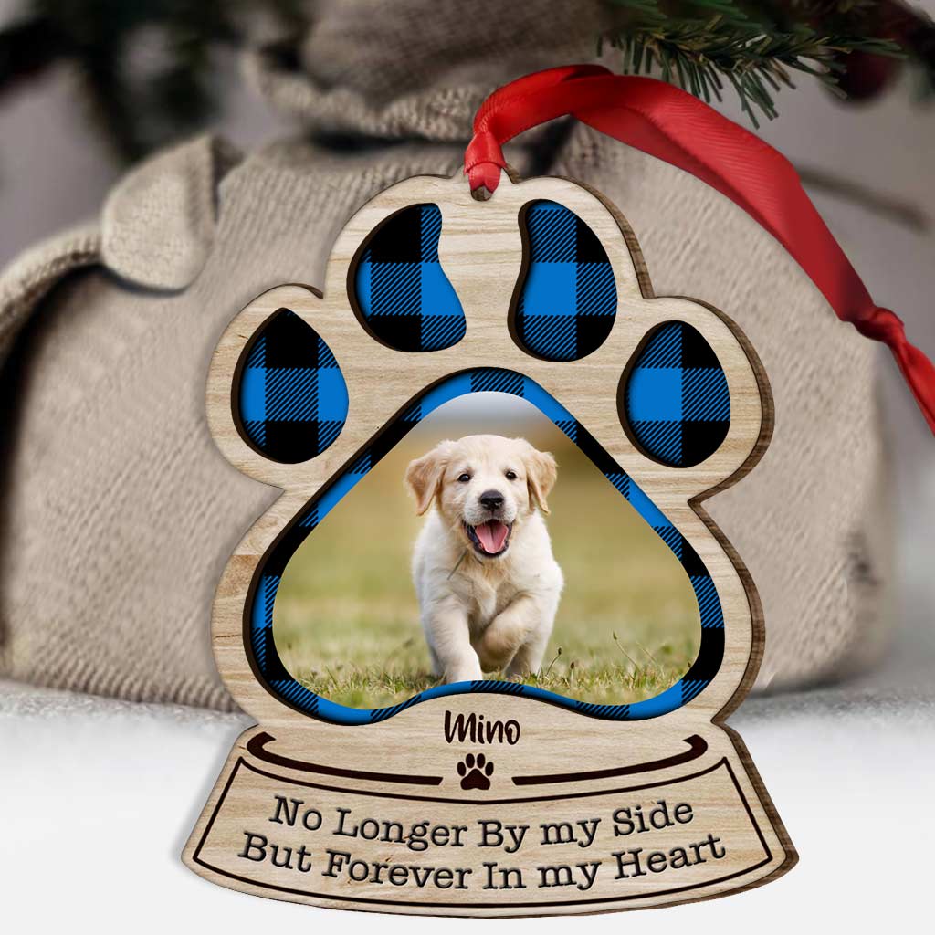 Once By My Side - Personalized Christmas Dog Layered Wood Ornament