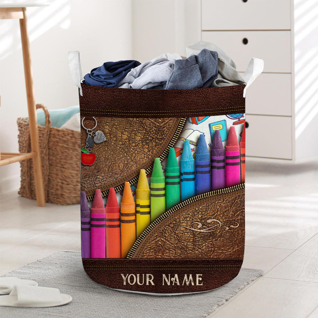 Teach Love Inspire - Personalized Teacher Laundry Basket