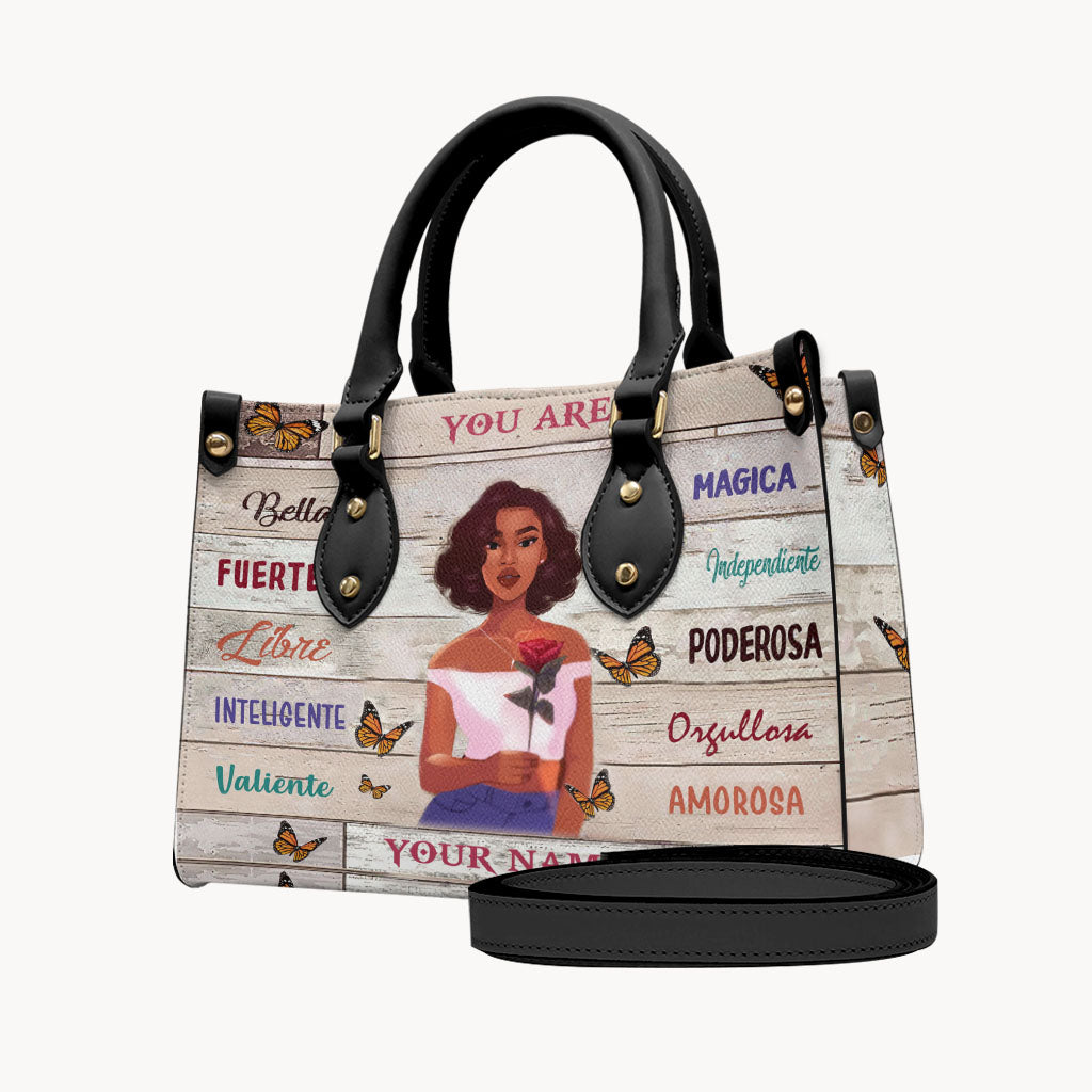 You Are - Personalized Latina Women Leather Handbag