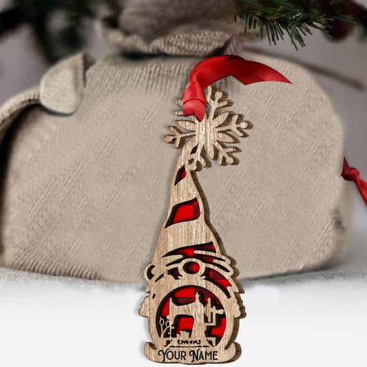 Love Sewing - Personalized Christmas Sewing Layered Wood Ornament