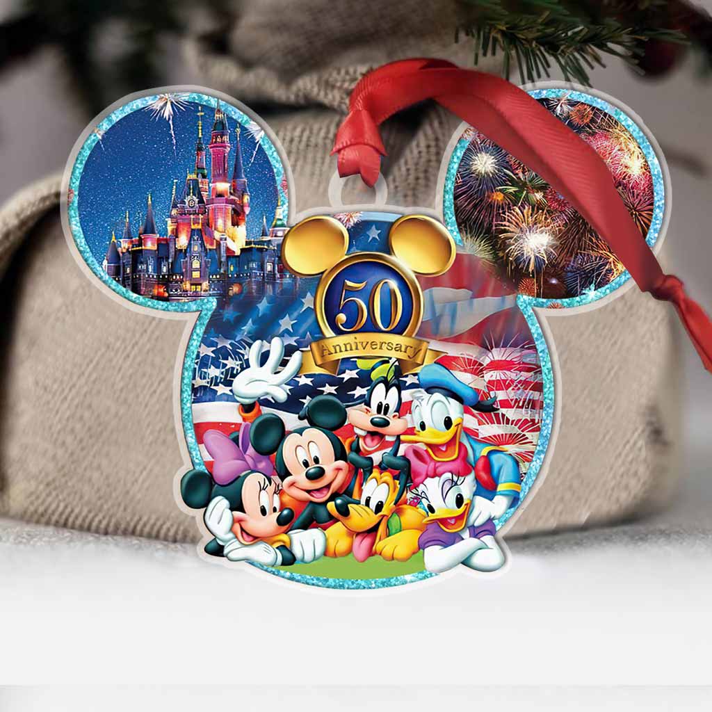 50 Years Of Magic - Mouse Transparent Ornament