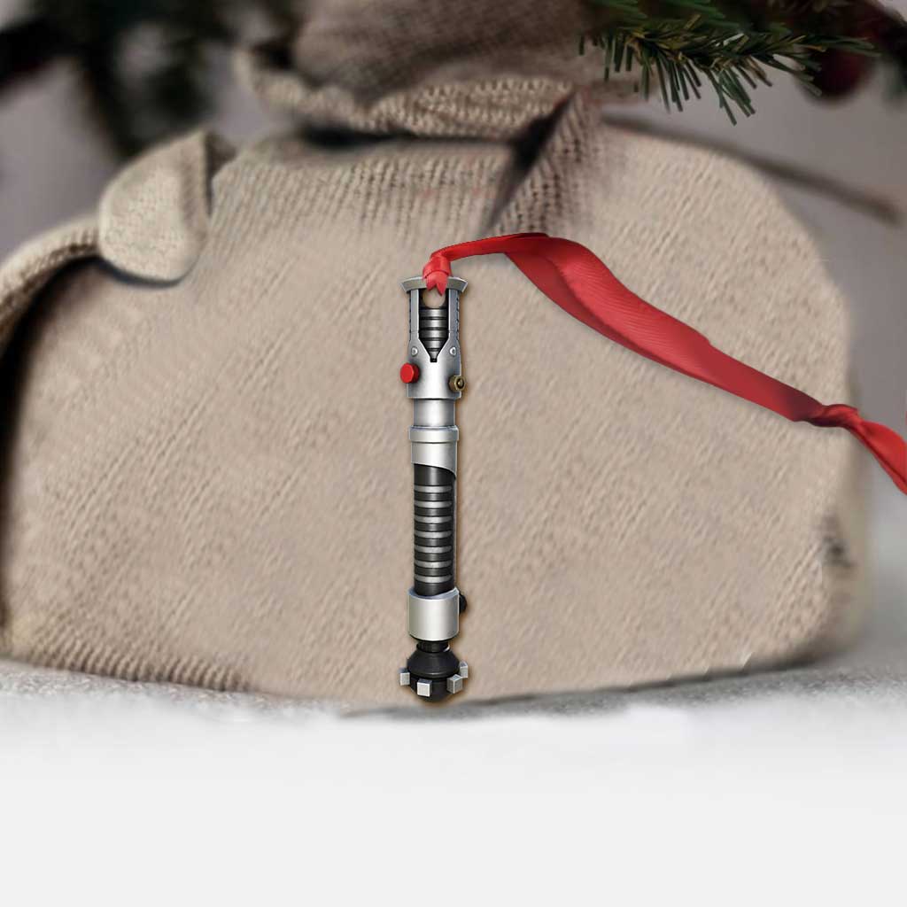 Jolly Hilt - Christmas The Force Ornament (Printed On Both Sides)